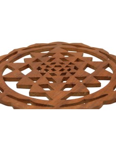 Shree yantra de madera 27 cm 2