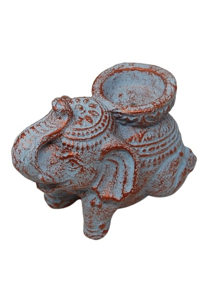 Porta vela Elefante de piedra II