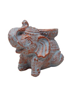 Porta vela Elefante de piedra II 2