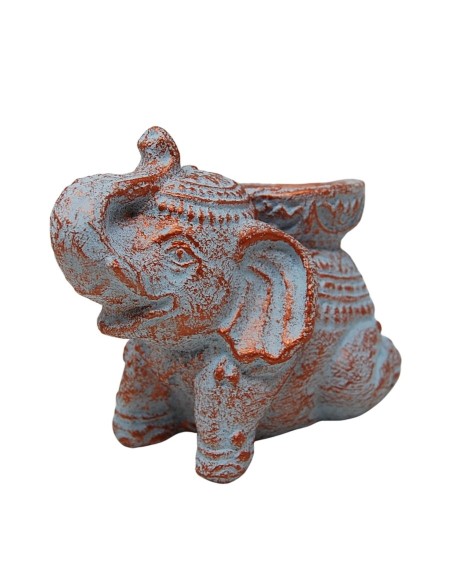 Porta vela Elefante de piedra II