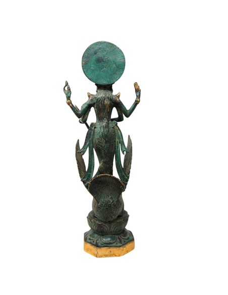 Saraswati de bronce 47 cm