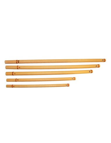 Flauta balinesa monotonal nota B - 68 cm