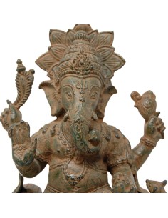 Ganesh de bronce envejecido 25 cm 2