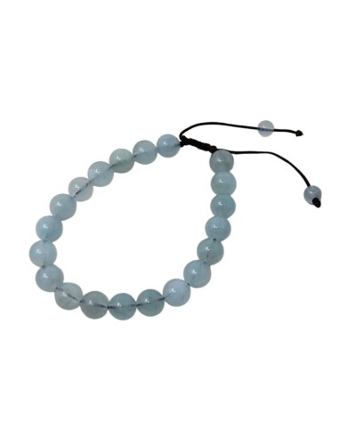 Pulsera Aguamarina 8 mm