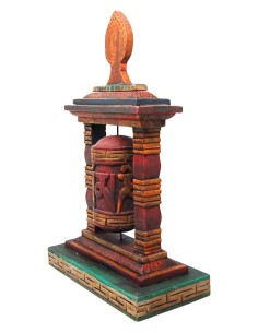 Rueda de oración "Madera envejecida" 48 cm 2