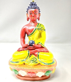 Amitabha terracota 21 cms.