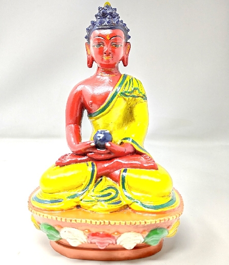Amitabha terracota 21 cms.