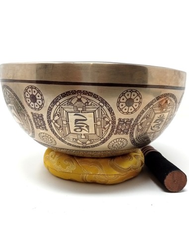 Cuenco símbolos láser 10 cm. 200-300 gr.
