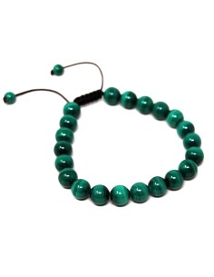 Pulsera de Malaquita de calidad 6 mm