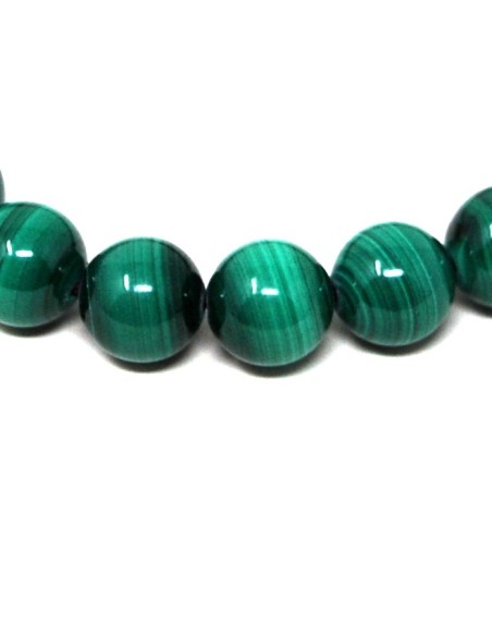 Pulsera de Malaquita de calidad 6 mm