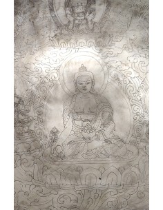Cuenco Full Moon grabado con "Buda Medicina + Taras". 26... 2