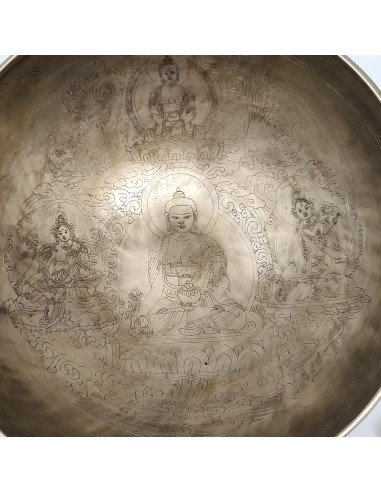 Cuenco Full Moon grabado con "Buda Medicina +...