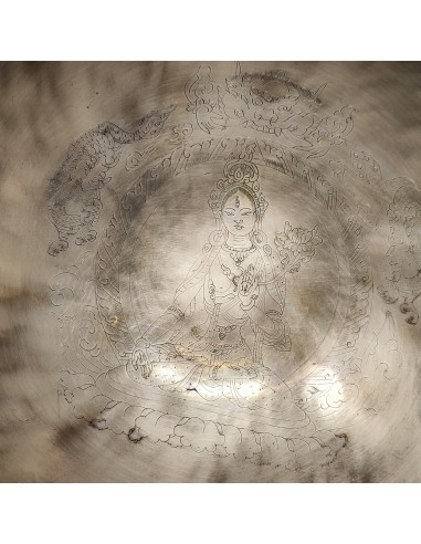 Cuenco Full Moon grabado con "Tara blanca" 25...