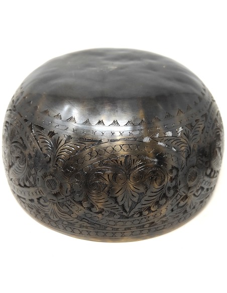 Cuenco Jhumka grabado especial. 20 cm 1.129 gr.