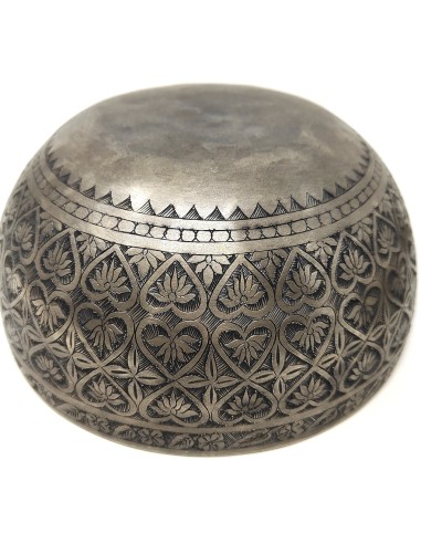Cuenco Jhumka grabado especial. 19 cm 1.131 gr.
