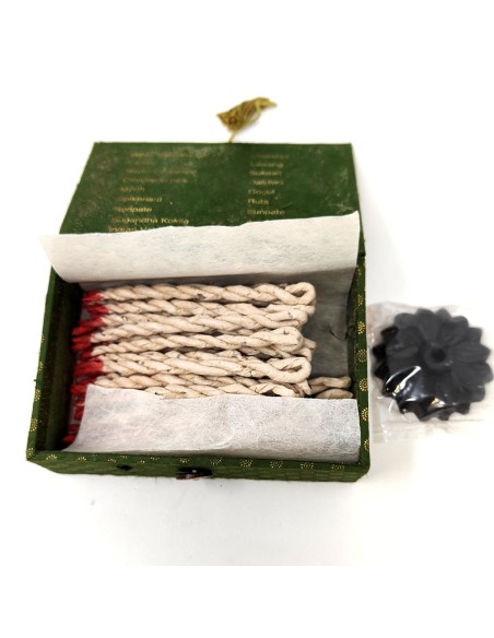 Caja de incienso en cordón "Tara"