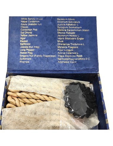 Caja de incienso en cordón "Buda de la Medicina"
